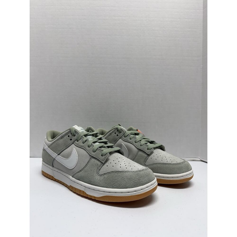 Nike Dunk Low SE Jade Horizon Gum HQ1931 300 Size 10.5 Green White Suede Sneaker